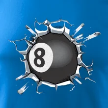 Biliardová guľa v triku