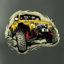 Žltý offroad s navijakom