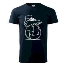 Futbalová lopta kopačka jedným ťahom