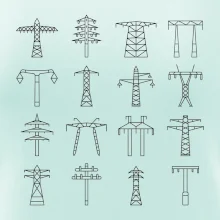 Typy stožiarov vysokého napätia Typy stožiarov vysokého napätia