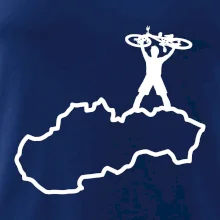 Mapa Slovenska - cyklista
