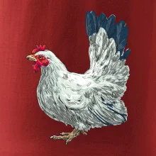 Sliepka kreslená biela