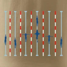 Plavecký bazén žralok Plavecký bazén žralok