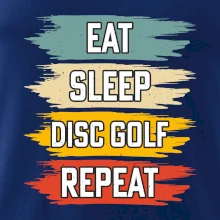 Disc Golf eat sleep barevné Disc Golf eat sleep barevné