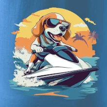 Bígel na vodnom skútri