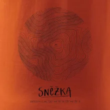 Sněžka - vrstevnice v kruhu