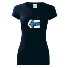 Párová turistická značka modrá