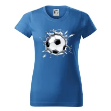 Futbalová lopta v triku Futbalová lopta v triku