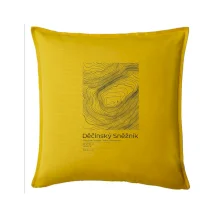 Děčínský Sněžník - vrstevnice v obdĺžniku