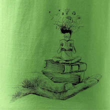 Čitateľ - ruka kreslená Čitateľ - ruka kreslená