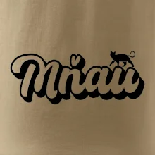 Mňau nápis