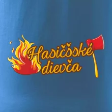 Hasičšské dievča oheň a sekera