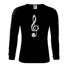 Husľový kľúč kreslený Husľový kľúč kreslený