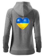 Ukrajina srdce vlajka