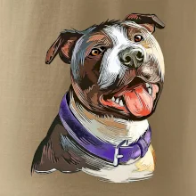 Americký stafordšírsky teriér kreslený