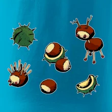 Gaštanové zvieratká - obdĺžnik Gaštanové zvieratká - obdĺžnik