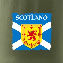 Škótska vlajka s erbom leva