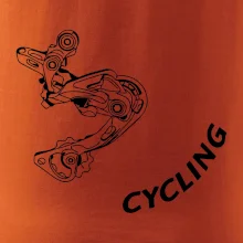 Cycling nápis šikmo
