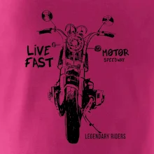 Motorka kresba live fast Motorka kresba live fast