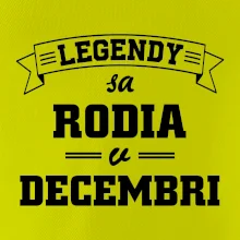 Legendy sa rodia v decembri