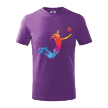 Volejbalista/Volejbalistka splash s loptou