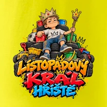Listopadový král dětského hřiště na trůnu