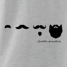Evolution mustache Evolution mustache
