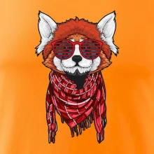 Červená panda hipster