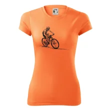 MTB kreslený cyklista MTB kreslený cyklista