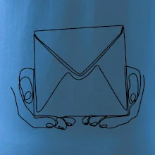 Obálka pôšták jedným ťahom