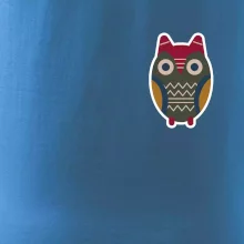 Folklór na prsníku sova