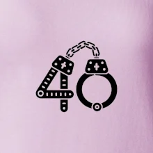 Narodeninové tričko pre policajta - putá 40