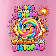 Sladké duhové lízátko s výbušnou náladou