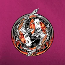 Yin & Yang Koi kapor - oranžový