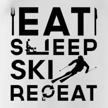 Eat sleep ski repeat