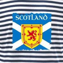 Škótska vlajka s erbom leva