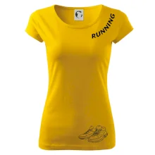 Running nápis šikmo