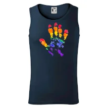 LGBT hand print