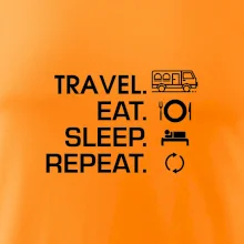 Eat sleep travel - Van