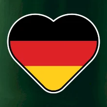Germany love veľké - Nemecká vlajka Germany love veľké - Nemecká vlajka