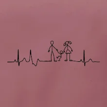 EKG rodina a jedno dieťa