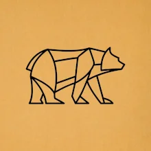 Geometria ľadový medveď chodiaci