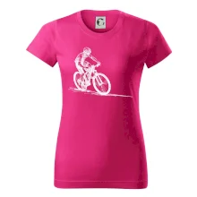 MTB kreslený cyklista