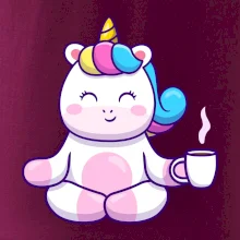 Yoga - jednorožec káva