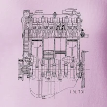 Motor Škoda/ VW 1.9L  TDI ze předu