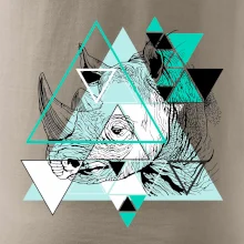 Biely nosorožec (Pecka design)