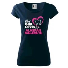 This Girl Loves her Alaskan Malamute