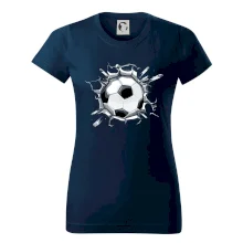 Futbalová lopta v triku