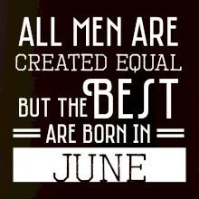 All men are created equal june