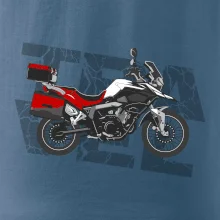 Cestovná enduro červená Cestovná enduro červená